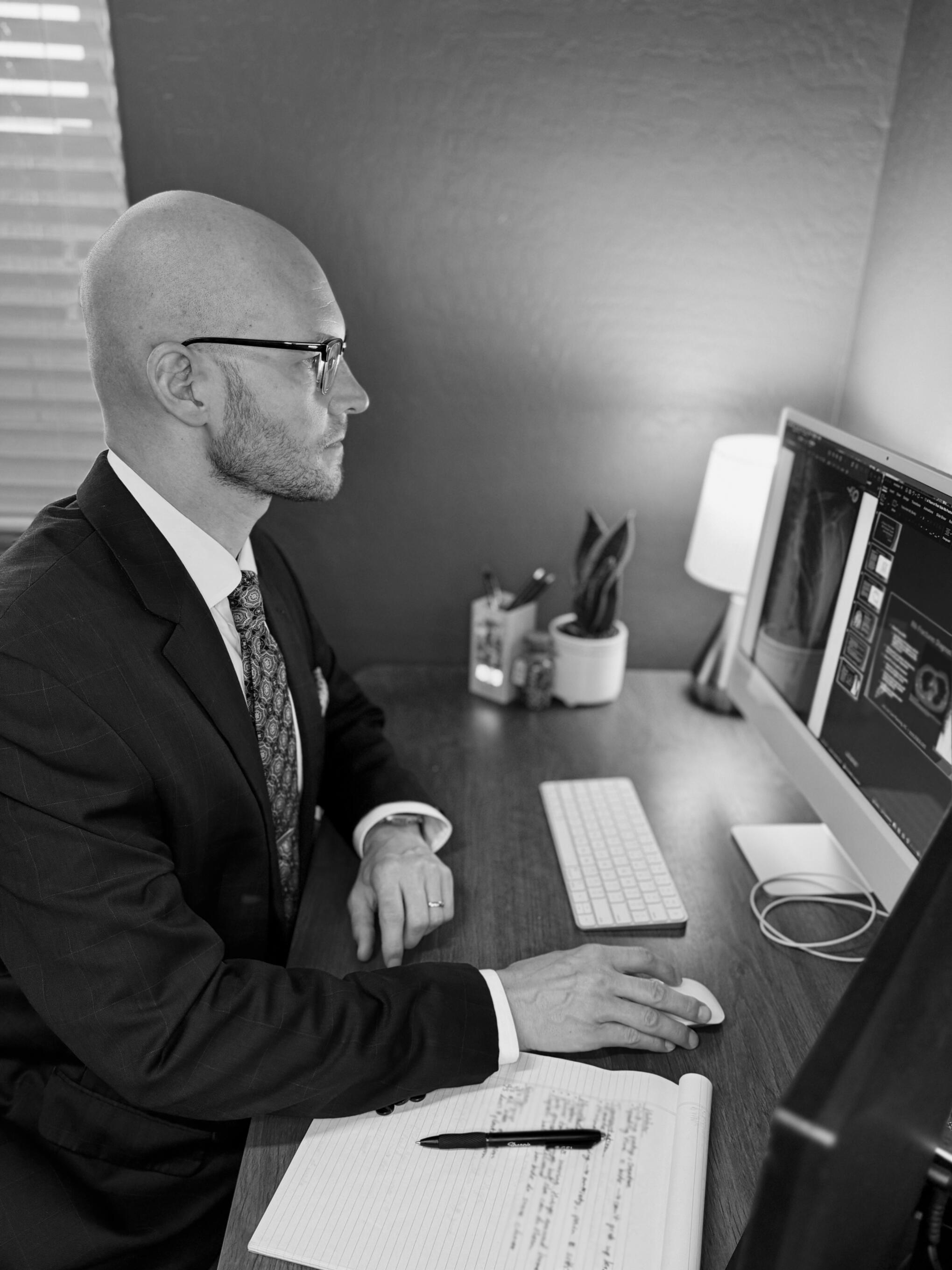 Jared Griffard Life Care Plan Dr. Jared Griffard, MD, FACS, CLCP — board-certified surgeon and certified life care planner in Las Vegas, Nevada working on a life care plan